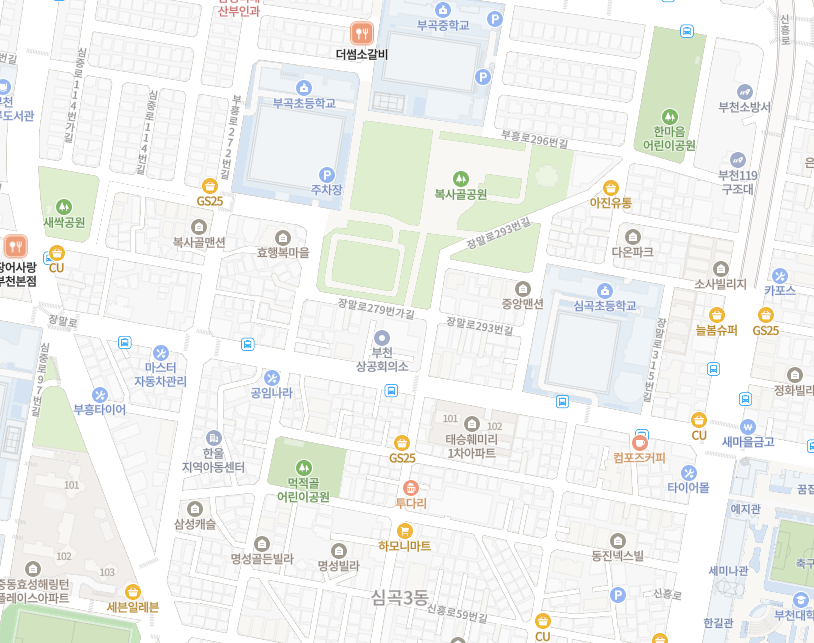 삼우통상 부천 지사 지도